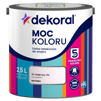 Tester farby Dekoral Moc koloru próbnik koloru 30ml