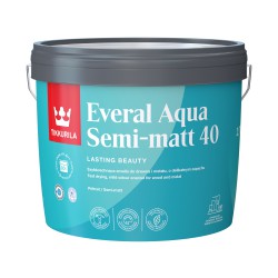 Puszka z emalią Tikkurila Everal Aqua Semi Matt (2,7 litra) - puszka